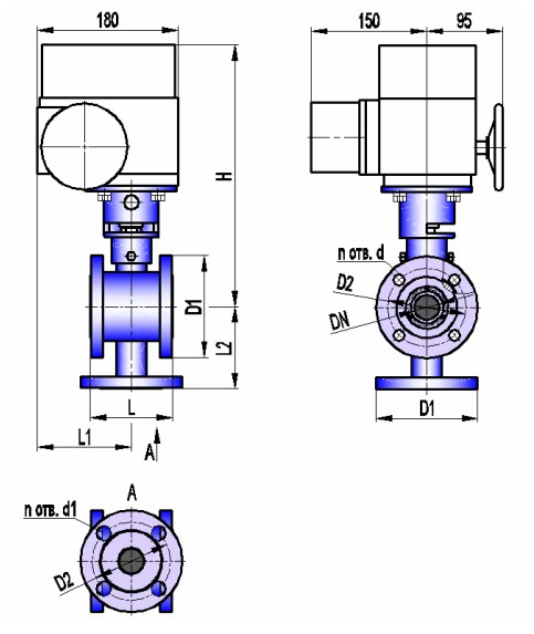 АВТОМАТИКА-ИНВЕСТ КШТХ-2-25-65 с МЭОФ-250 Краны