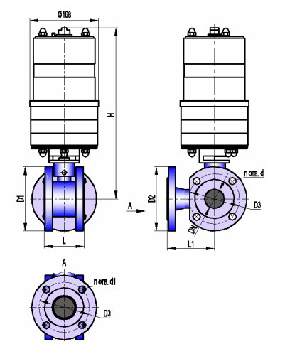 АВТОМАТИКА-ИНВЕСТ КШТХ-3-16-80 с ПВ-60НО Краны