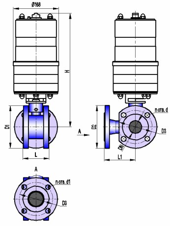 АВТОМАТИКА-ИНВЕСТ КШТХ-3-16-100 с ПД-120 Краны